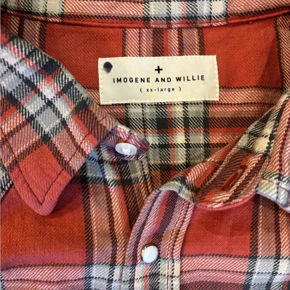 Imogene + Willie Sawtooth Pearl Shirt size XXL - Picture 2 of 8